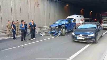 ZİNCİRLEME KAZA, TRAFİĞİ DURMA NOKTASINA GETİRDİ