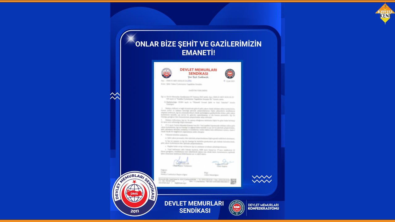 ŞEHİT YAKINI PERSONELE TEMİZLİK GÖREVİ İDDİASI VAR