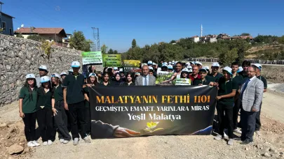 MALATYA’NIN FETHİNİN 924. YIL DÖNÜMÜNDE 1101 FİDAN DİKİLDİ