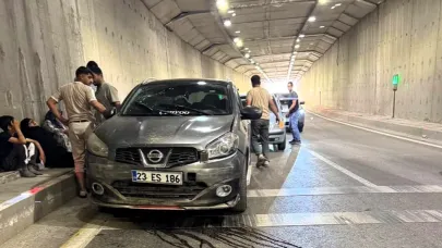 ERKENEK TÜNELİNDEKİ KAZADA, 2 KİŞİ YARALANDI
