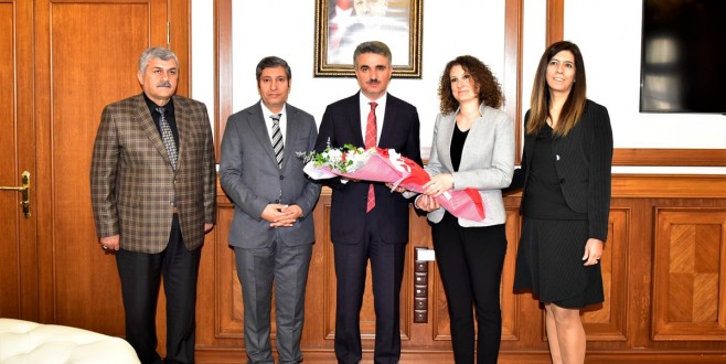 24 Kasım’da Vali Baruş’a Öğretmenlerden Ziyaret