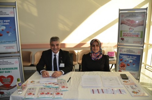 3-9 Kasım Organ Bağışı Haftası Münasebetiyle Stant Açıldı