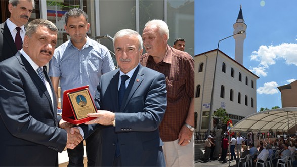ABBAS EFENDİ CAMİİ İBADETE AÇILDI