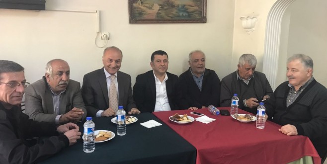 Ağbaba, Doğanşehirlilerle bir araya geldi