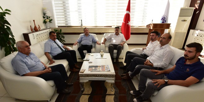 Ak Parti Eski Milletvekili Başkurt, Başkan Gürkan’ı Ziyaret Etti