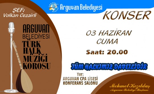 ARGUVAN BELEDİYESİ THM KOROSU SAHNE ALIYOR