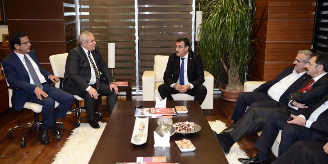 Bakan Tüfenkci'den ATSO'yu geçmiş olsun ziyareti