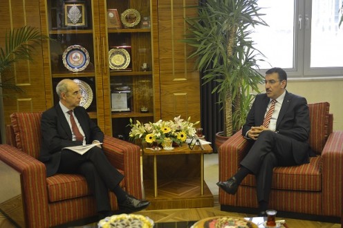 Bakan Tüfenkci, İtalya Büyükelçisi Mattiolo’yu kabul etti