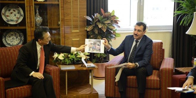 BAKAN TÜFENKCİ, JAPONYA BÜYÜKELÇİSİ OKA’YI KABUL ETTİ