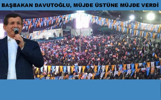 BAŞBAKAN DAVUTOĞLU, MALATYA'YA GELDİ