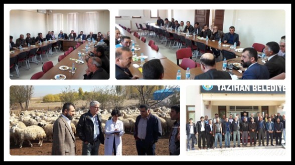 Başkan Akın Saha Çalışmalarına Devam Ediyor