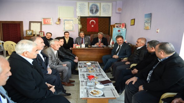 BAŞKAN ÇAKIR, MUHTARLARLA BİRARAYA GELDİ