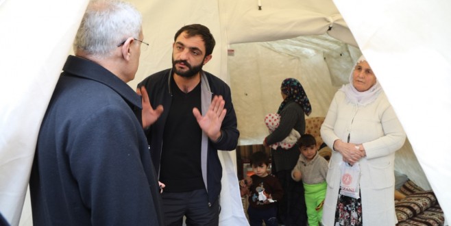 Başkan Güder, Orduzu’da Depremzedelerle Biraraya Geldi