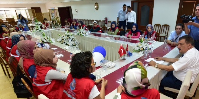 Başkan Gürkan, Damla Projesi Kapsamında Gençlerle Biraraya Geldi