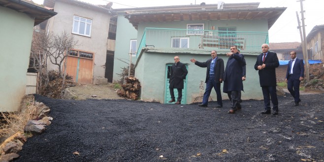Başkan Gürkan, Düzyol Mahallesinde Yapılan Asfalt Çalışmalarını İnceledi