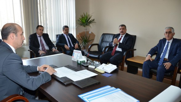 BAŞKAN GÜRKAN, İLÇE MİLLİ EĞİTİM MÜDÜRÜ BULUT’U ZİYARET ETTİ
