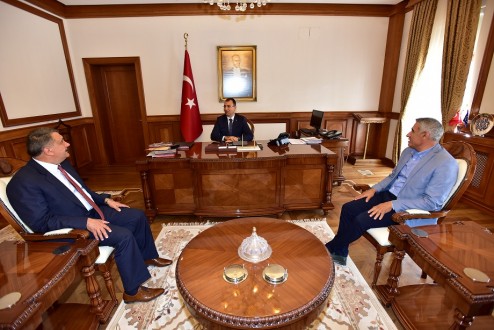 Başkan Gürkan, Malatya Valisi Toprak'ı Ziyaret Etti