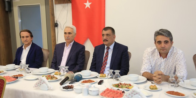 Başkan Gürkan, Medya Kuruluşlarının Temsilcileri İle Biraraya Geldi