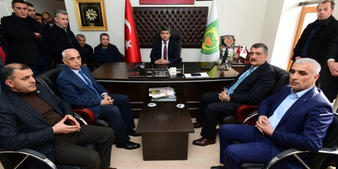 Başkan Gürkan, Minibüsçüler ve Umumi Servisçiler Odası’nı Ziyaret Etti