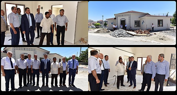 Başkan Gürkan, Muhtar Evi İnşaatında İncelemede Bulundu
