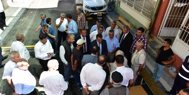 BAŞKAN GÜRKAN, ŞİRE PAZARI ESNAFI İLE BİR ARAYA GELDİ