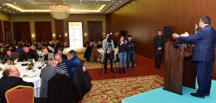 Başkan Gürkan, Yerel Ve Yaygın Medya Temsilcileri İle Bir Araya Geldi