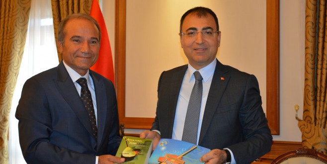 BAŞKAN KIZILDAŞ'TAN VALİ TOPRAK'A HAYIRLI OLSUN ZİYARETİ