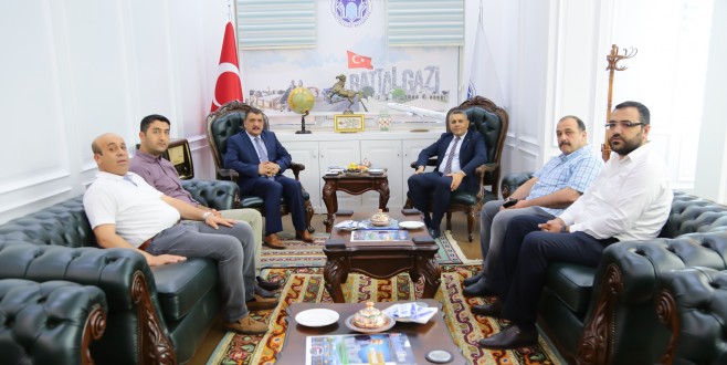 Başkan Sadıkoğlu&#039;ndan Gürkan&#039;a Ziyaret