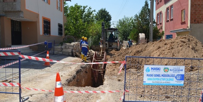 Battalgazi Ve Yeşilyurt’un Kanalizasyon Alt Yapısı Yenileniyor