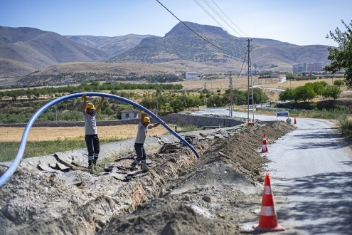 Bulgurlu’nun içme suyu hattı Yenileniyor