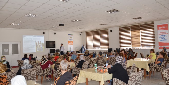 Büyükşehir Belediyesinden Bayanlara Sağlık Eğitimi