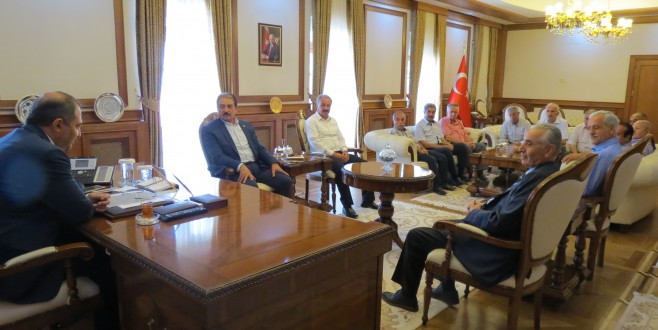 Esnaf kuruluşlarından Vali Kaban’a ziyaret