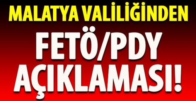 FETÖ/PDY  Operasyonları Malatya'da Devam Ediyor