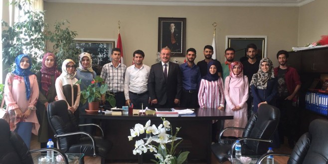 Gençlik Konseyinden Devlet Su İşleri 92. Şube Müdürlüğüne Ziyaret