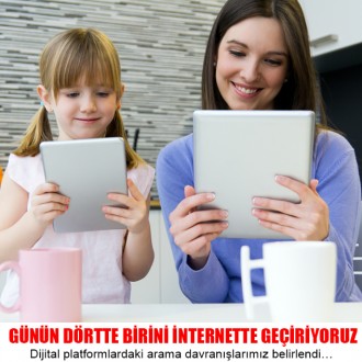 Günün Dörtte Birini İnternette Geçiriyoruz