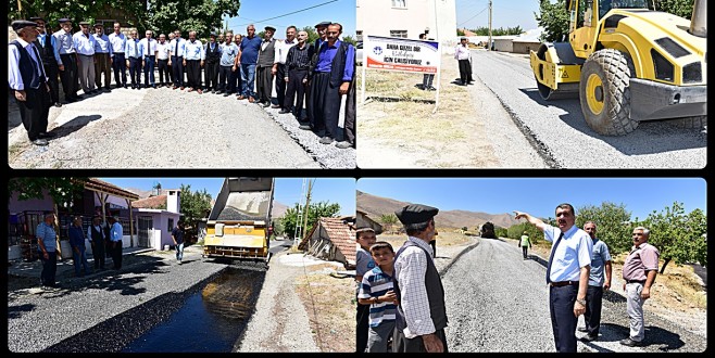GÜRKAN, “ASFALTSIZ YOL BIRAKMAMA HEDEFİYLE ÇALIŞIYORUZ”