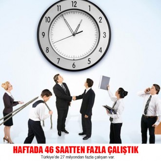 Haftada 46 Saatten  Fazla Çalışıyoruz