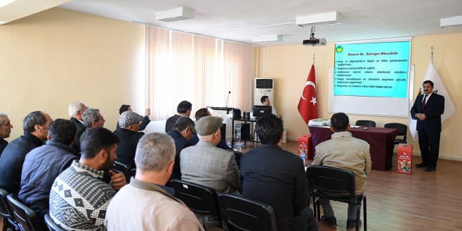 HAŞEREYLE MÜCADELE KAPSAMINDA İLAÇLAMA ÇALIŞMALARI SÜRÜYOR