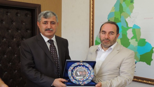 İHH İNSANİ YARDIM VAKFI YÖNETİCİLERİ, POLAT’I ZİYARET ETTİ