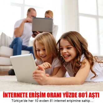 İnternete Erişim Oranı Yüzde 80’i Aştı