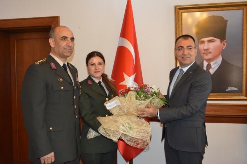 Jandarma'dan Vali Toprak'a Ziyaret