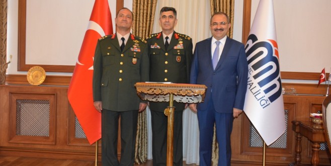 K.K.K. Org. Çolak’tan Vali Kaban’a Veda Ziyareti