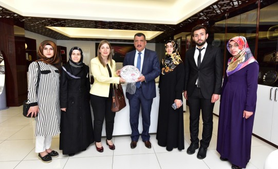 Kadem İl Temsilcisi Prof. Dr. Cumurcu, Başkan Gürkan’ı Ziyaret Etti