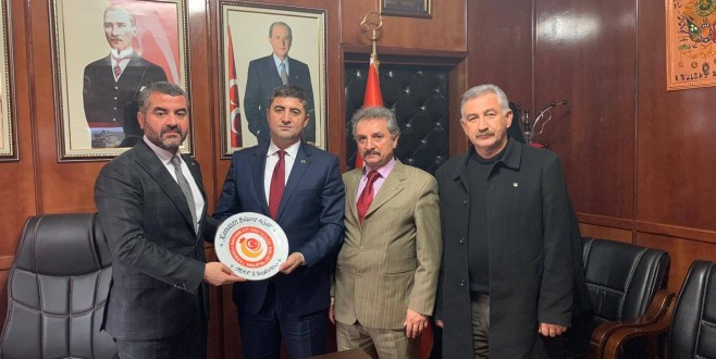 Kanatlı Hayvan Et Üreticileri Birliğinden Başkan Avşar'a Ziyaret
