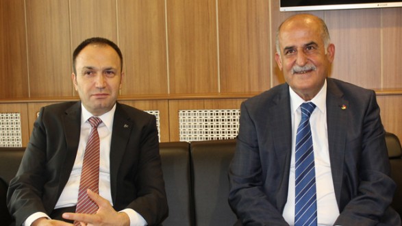 KAZANCIOĞLU, BAŞKAN ERKOÇ’U ZİYARET ETTİ