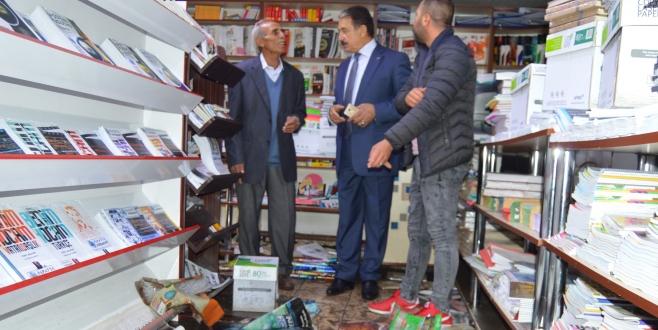 Keskin, Yağmurdan Etkilenen Esnafları Ziyaret Etti