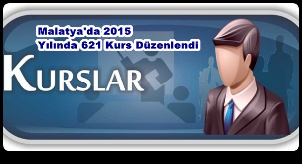 Malatya&#039;da 2015 Yılında 621 Kurs Düzenlendi