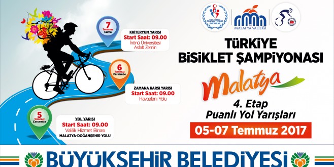 Malatya’da Bisiklet Yol Yarışları Yapılacak