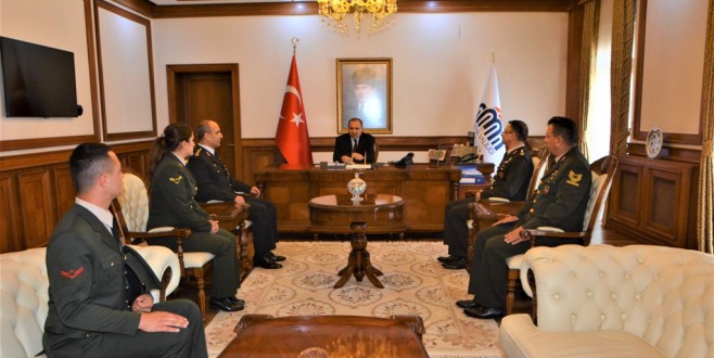 Malatya İl Jandarma Komutanı Yılmaz'dan Vali Kaban'a Ziyaret