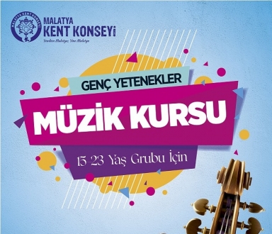 Malatya Kent Konseyi Gençler İçin Tiyatro ve Müzik Kursu Açıyor